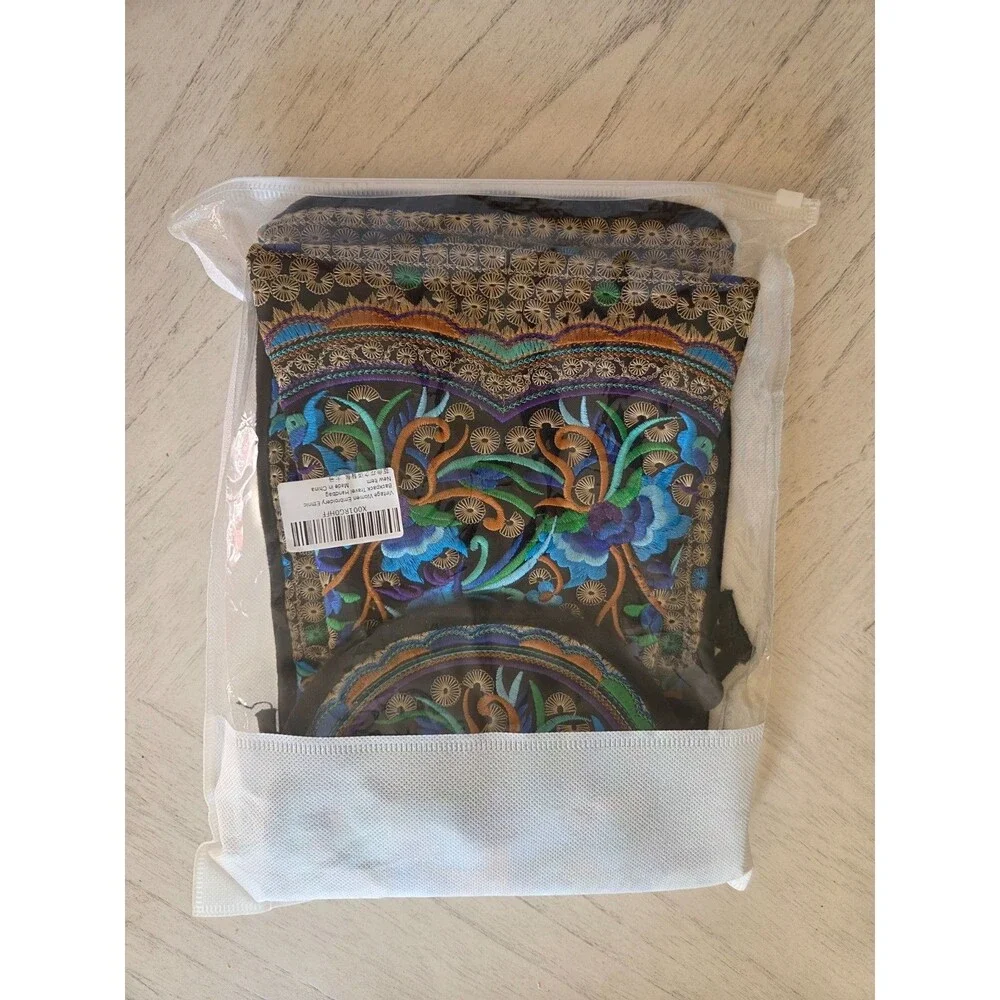 Goodhan Embroidered Backpack Purse for Women, Boho Bag
